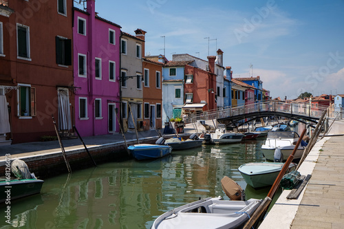 The boats and houses on the Burano canal © JohnG