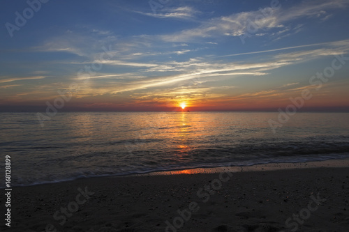 Sunset on Higbee Beach Shore