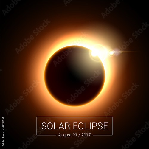 Eclipse solar - vector