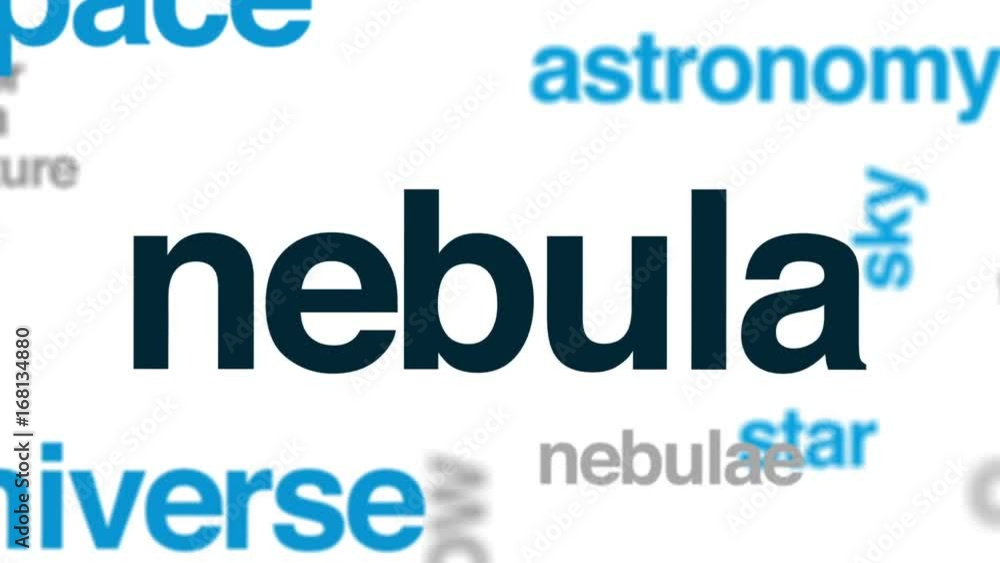 Nebula animated word cloud, text design animation. Nebula animated word cloud, text design animation.