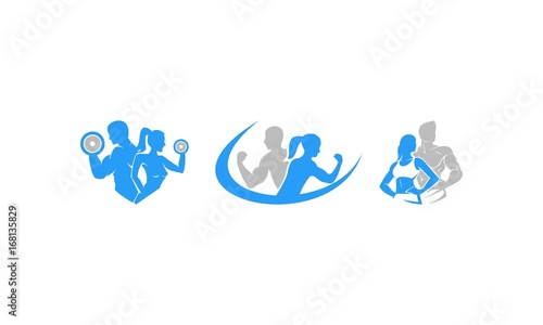 Physical Fitness, Sport Gym Logo