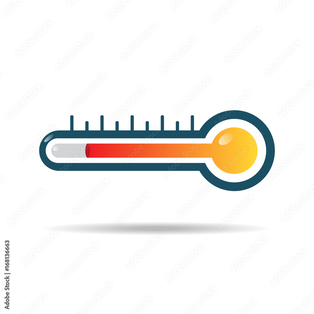 Thermometer icon set Thermometer icon set