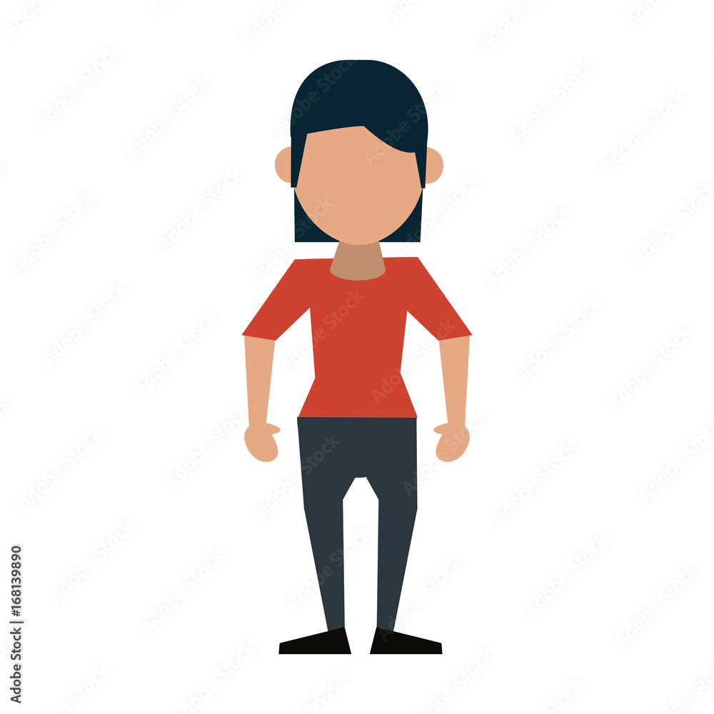 woman avatar icon image vector illustration design  