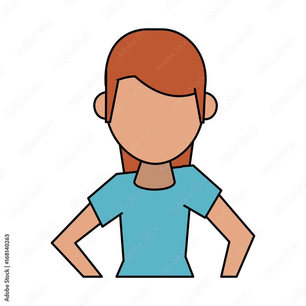 woman avatar icon image vector illustration design  