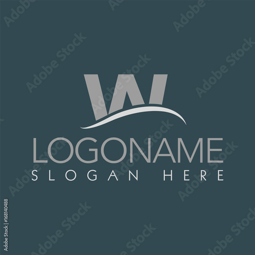 w logo