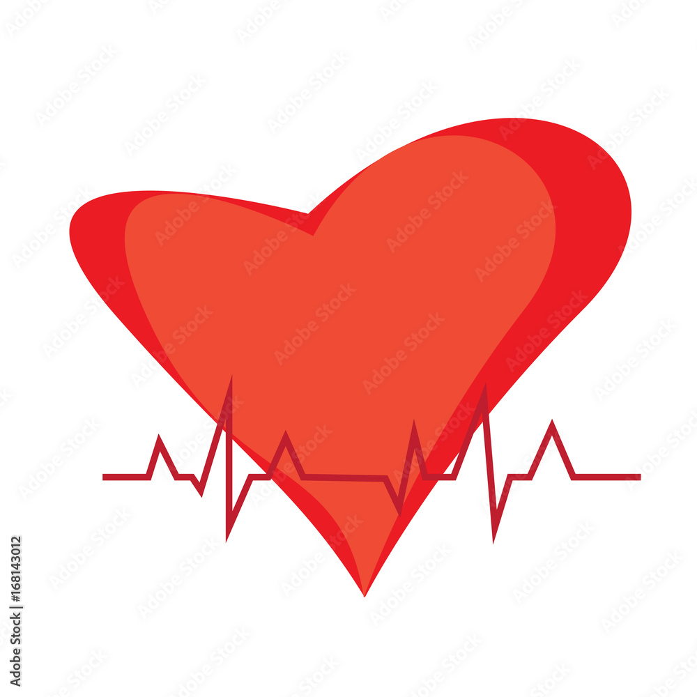 Vector illustration cardiogram Vector illustration cardiogram