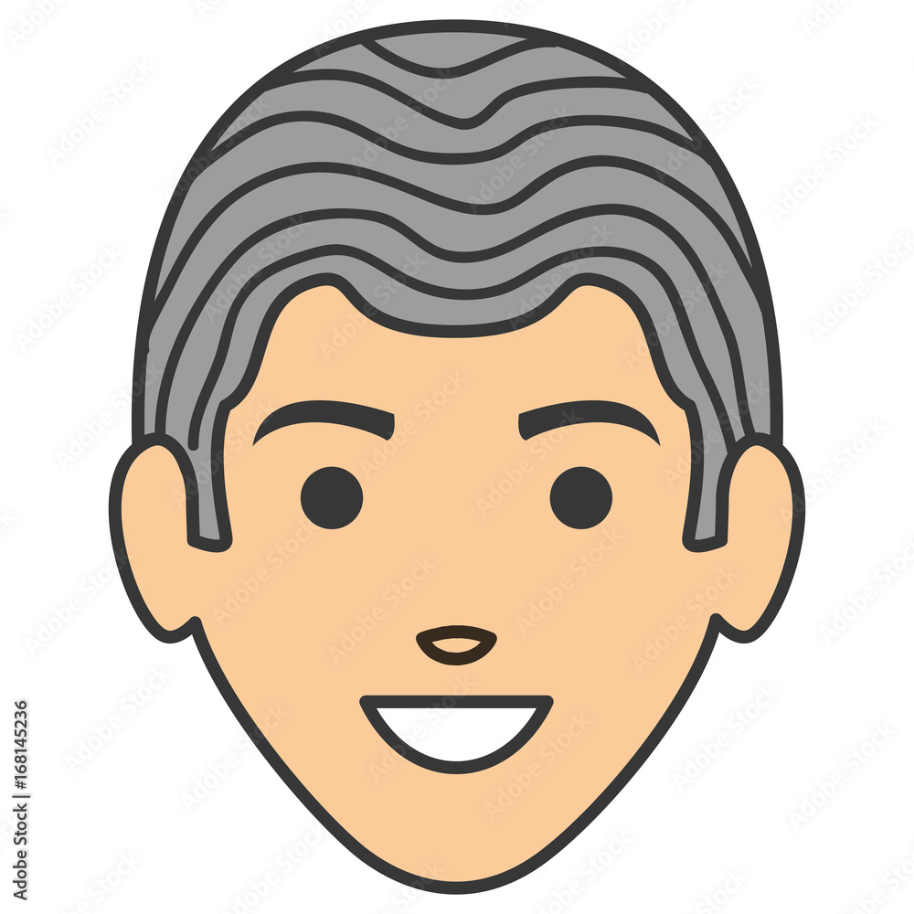 young man head avatar character vector illustration design young man head avatar character vector illustration design