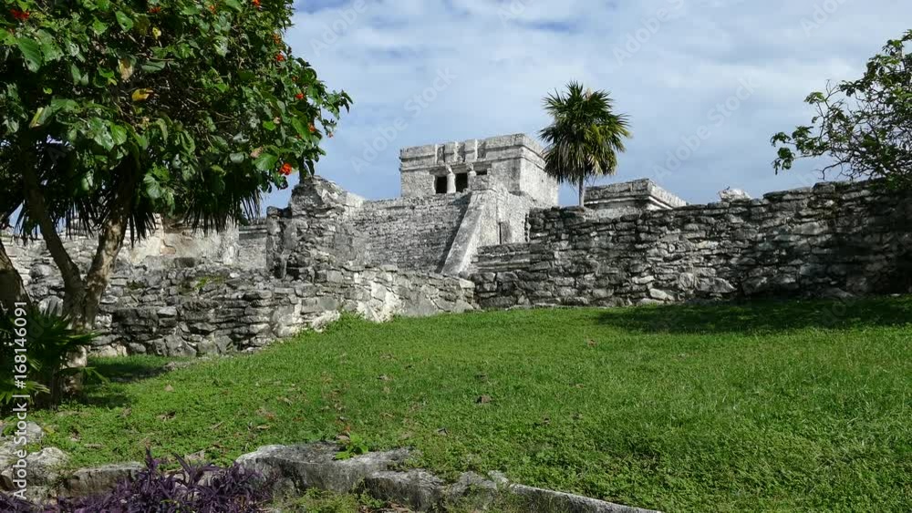 Ancient Mayan fortress in Tulum Yucatan, Mexico Ancient Mayan fortress in Tulum Yucatan, Mexico