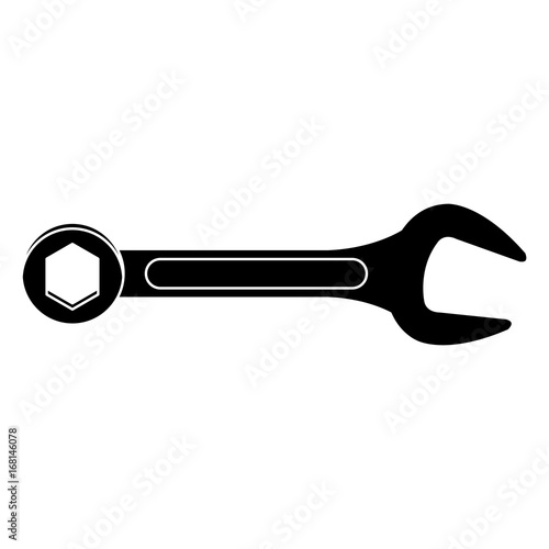 wrench tool isolated icon vector illustration design