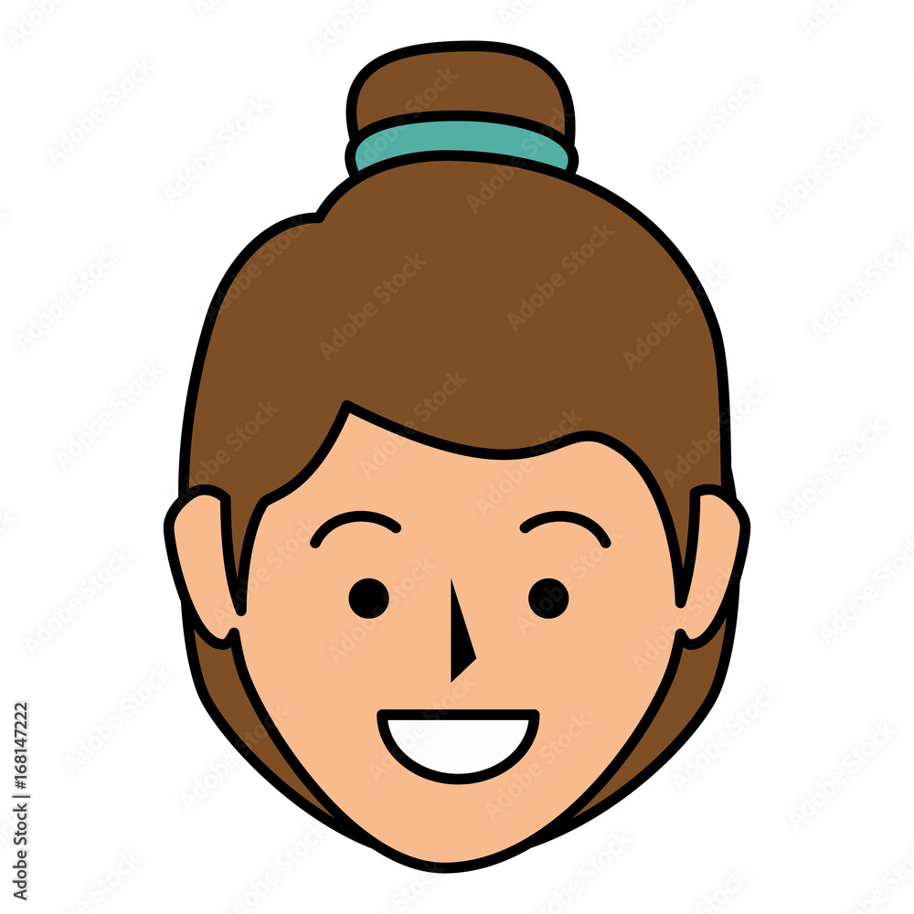 beautiful woman head avatar character vector illustration design beautiful woman head avatar character vector illustration design