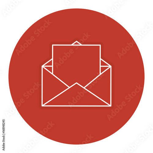 envelope mail isolated icon vector illustration design