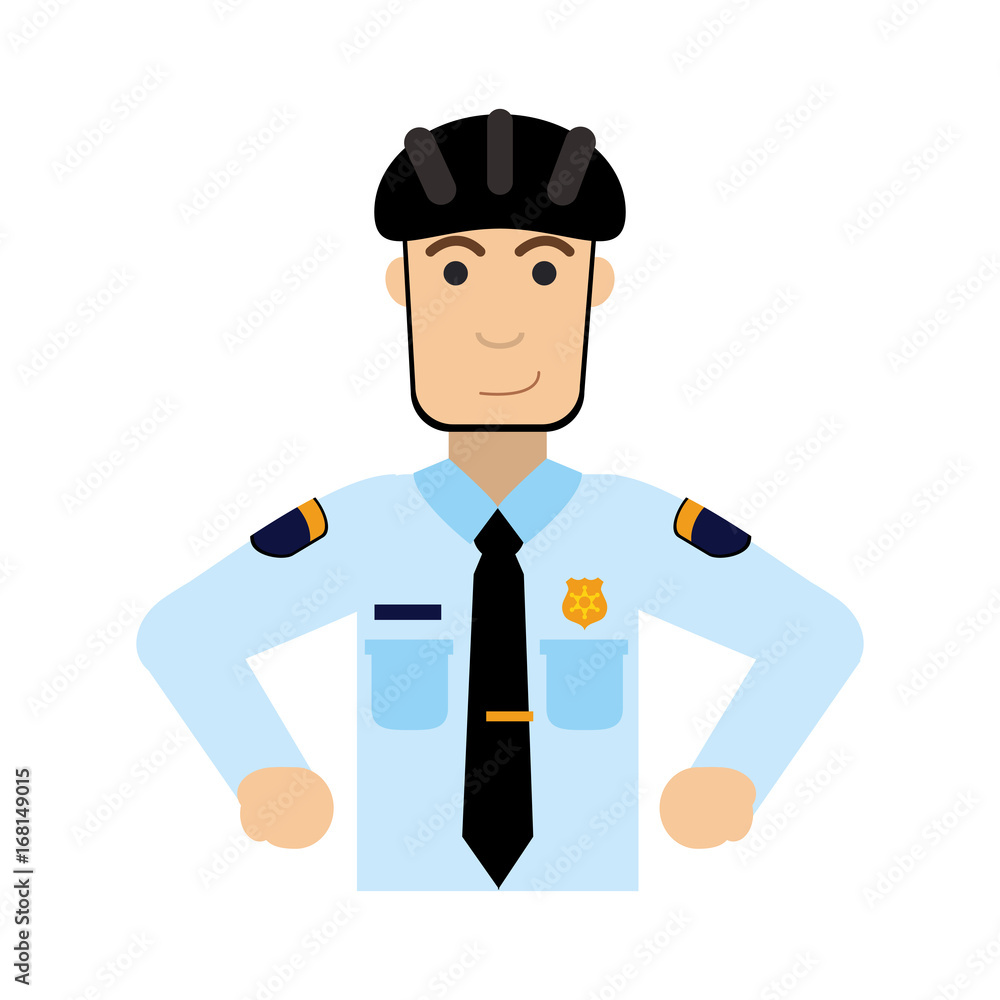 police officer wearing helmet icon image vector illustration design police officer wearing helmet icon image vector illustration design