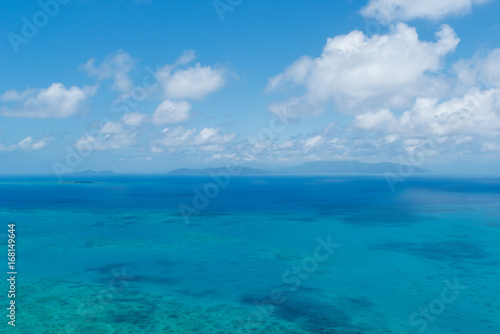 Fototapeta Naklejka Na Ścianę i Meble -  Great Barrier Reef Aerial Queensland