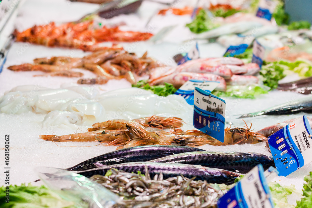 Fototapeta premium stand du poissonnier