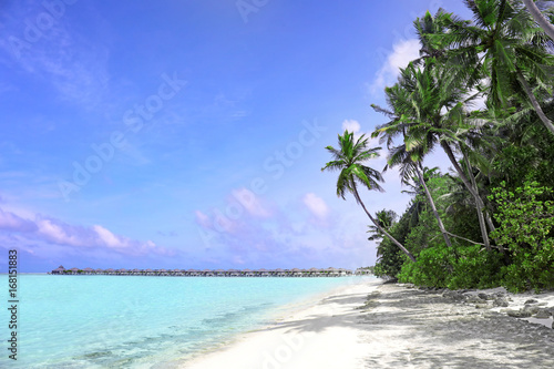 Beautiful sea beach at tropical resort © Africa Studio