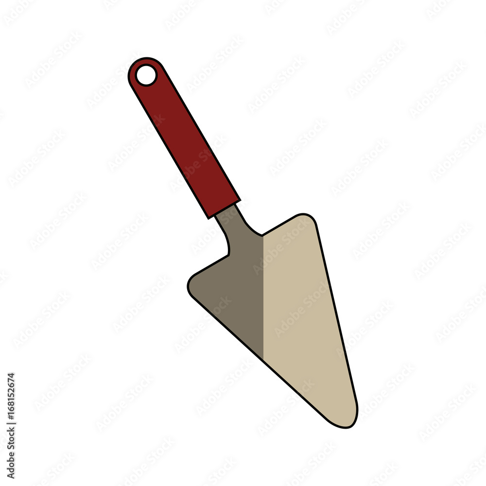 spatula tool cooking kitchen icon vector illustration