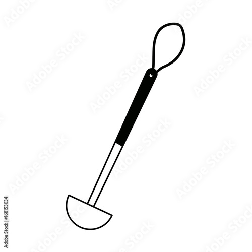 ladle tool cooking kitchen icon vector illustration