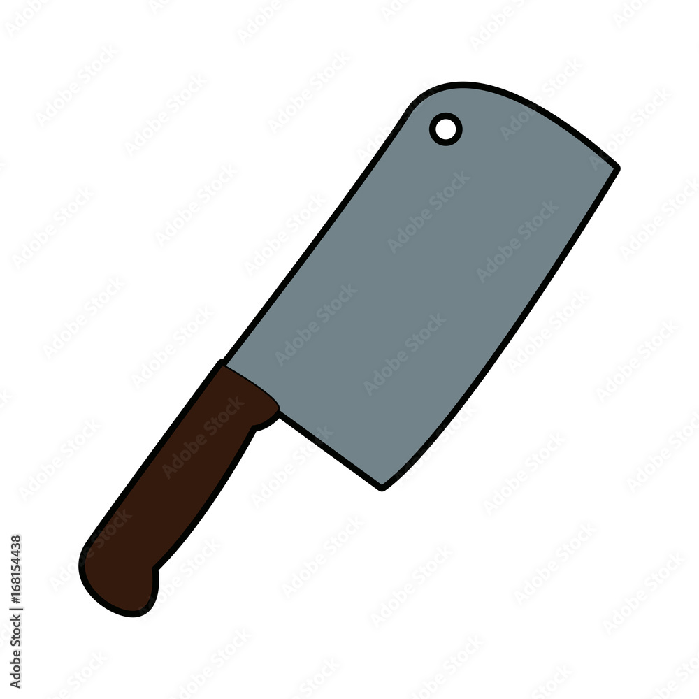 axe for meat kitchen object culinary vector illustration axe for meat kitchen object culinary vector illustration