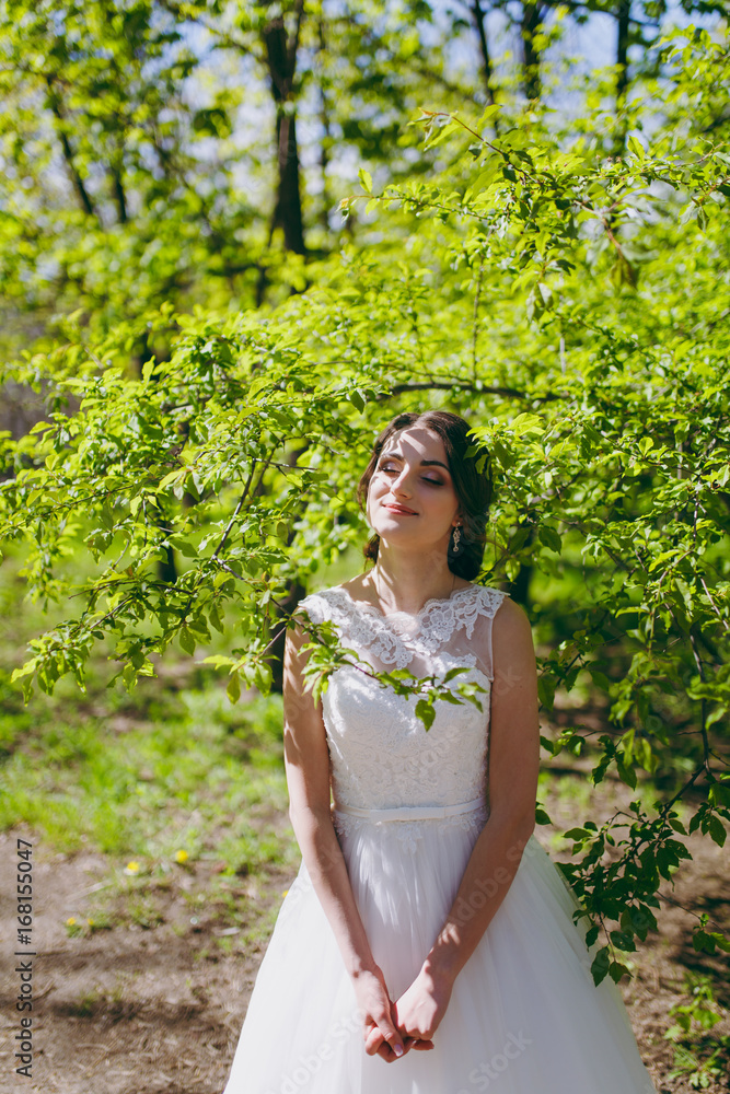 Portrait of a beautiful bride on wedding day Portrait of a beautiful bride on wedding day