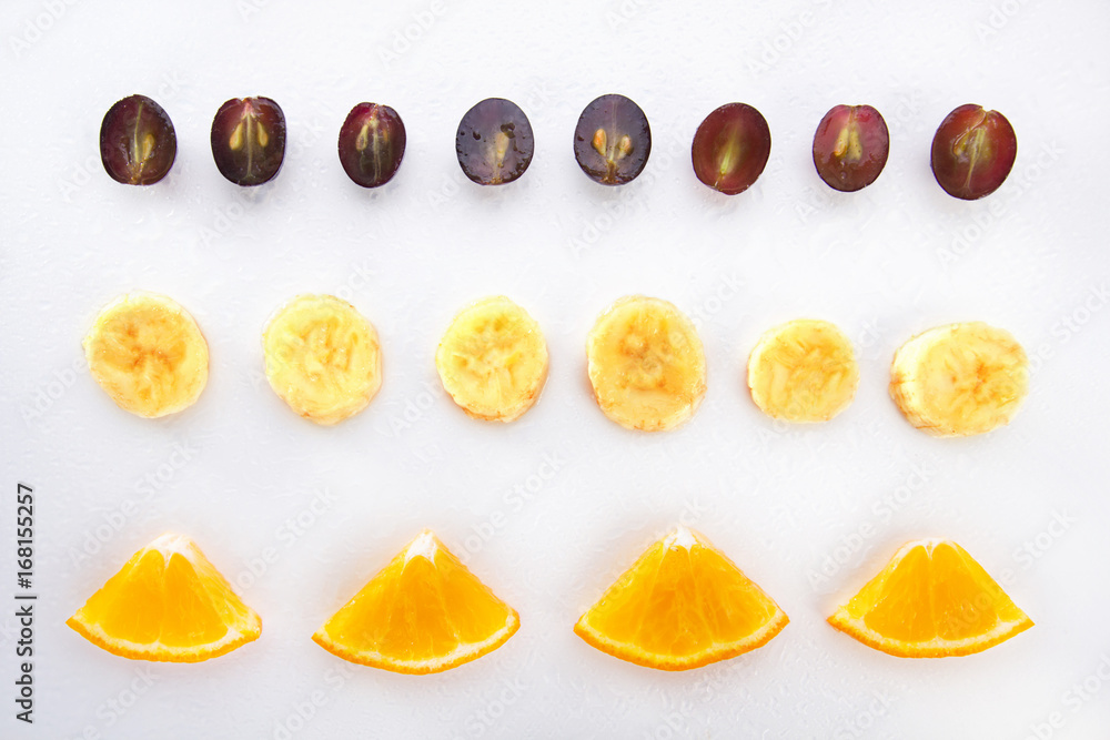 Fruit pattern on white background. Fruit pattern on white background.