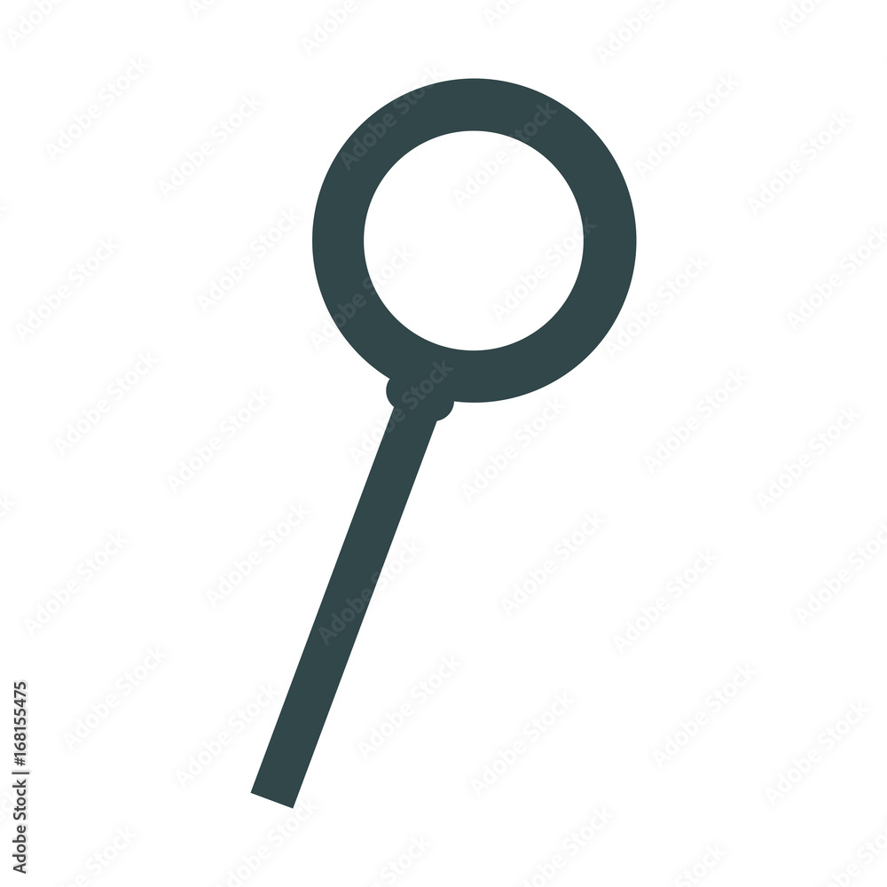 magnifying glass loupe and handle search tool vector illustration magnifying glass loupe and handle search tool vector illustration