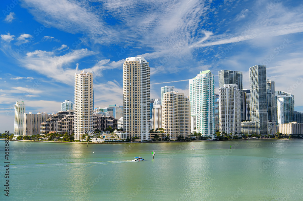 Miami skyline skyscraper Miami skyline skyscraper