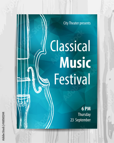 Club music concert poster