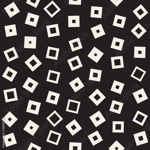 Seamless primitive jumble minimalism patterns. Randomly scattered geometric shapes. Abstract background design