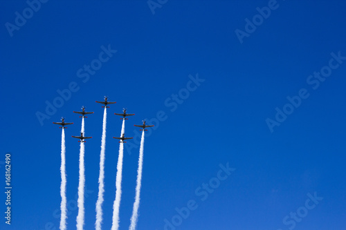 Fototapeta Naklejka Na Ścianę i Meble -  Air show Air parade in Poland