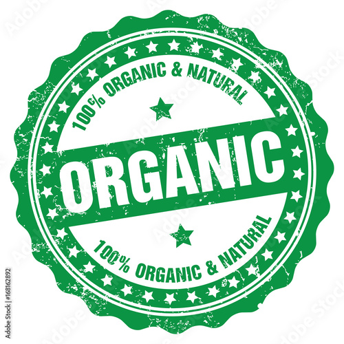 Organic and Natural stamp