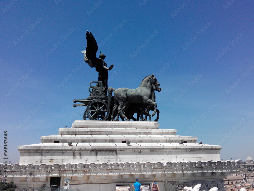 Fototapeta premium Monument à Victor - Emmanuel II