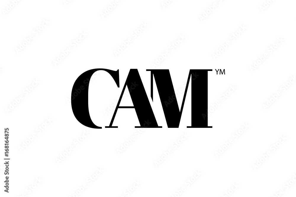 CAM Logo Branding Letter. Vector graphic design. Useful as app icon