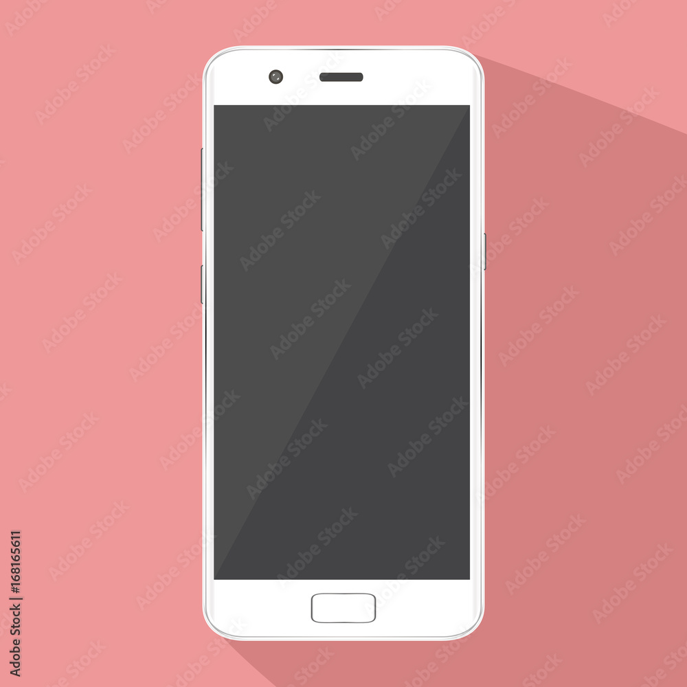 Smart phone. Realistic mobile phone smart phone with blank screen isolated on background. Vector illustration for printing and web element. Smart phone. Realistic mobile phone smart phone with blank screen isolated on background. Vector illustration for printing and web element.