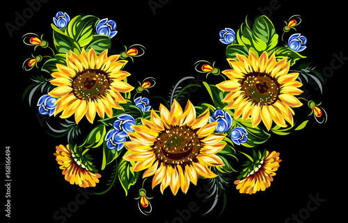 Fototapeta Naklejka Na Ścianę i Meble -  Luxury, lush flowers, postcard, sticker