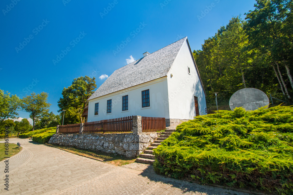 Nikola Tesla birth house in the village of Smiljan, Lika, Croatia Stock ...