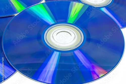 DVD, CD, compact disk, optical refraction, sectral colour photo