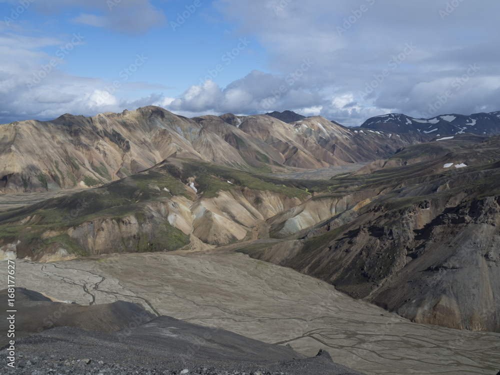 Montagnes et couleurs du Landmannalaugar (Islande)