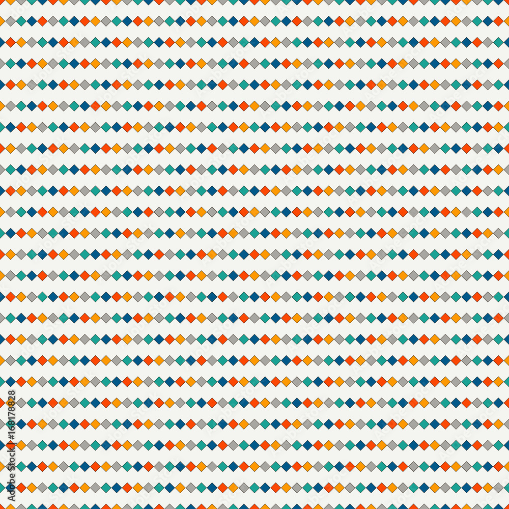 Seamless pattern with repeated squares. Horizontal lines background. Mosaic wallpaper. Minimalist geometric ornament. Seamless pattern with repeated squares. Horizontal lines background. Mosaic wallpaper. Minimalist geometric ornament.