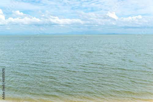 Sea view  sky and wind That makes you feel refreshed.