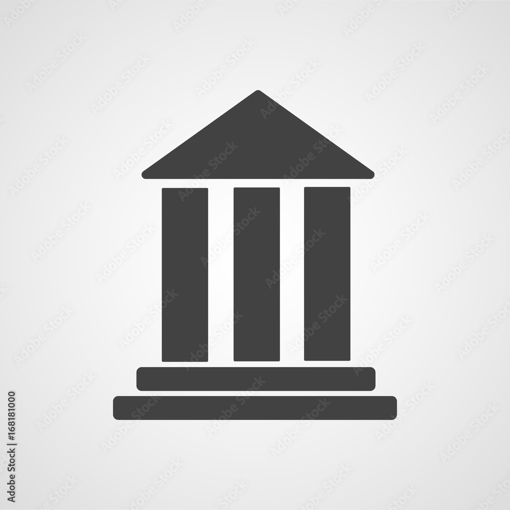 Memorial or bank Building icon Memorial or bank Building icon