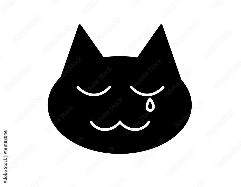 黒猫(悲しい、涙) 黒猫(悲しい、涙)