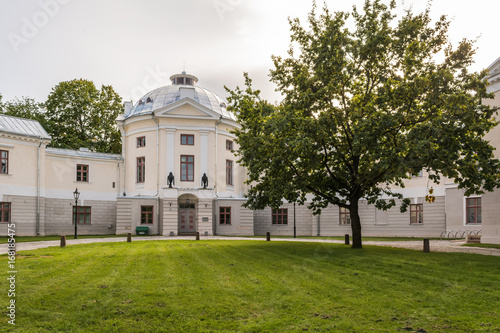 Neoclassical architecture of Old Anatomical Theatre in Tartu
