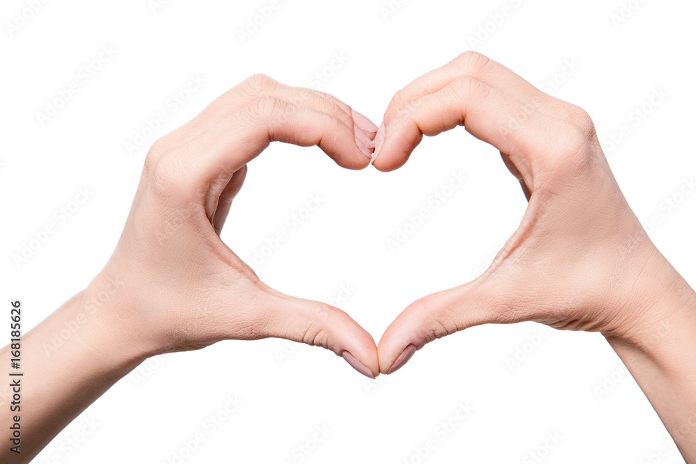heart sign of hands heart sign of hands