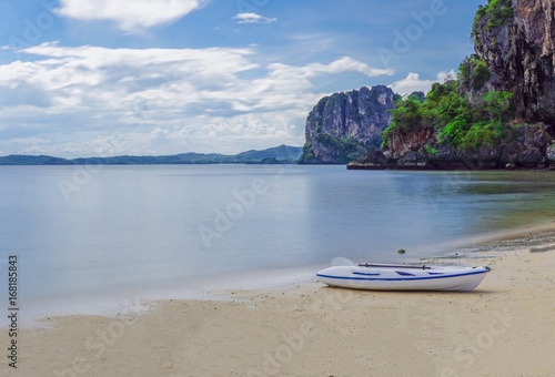 The sea and boat