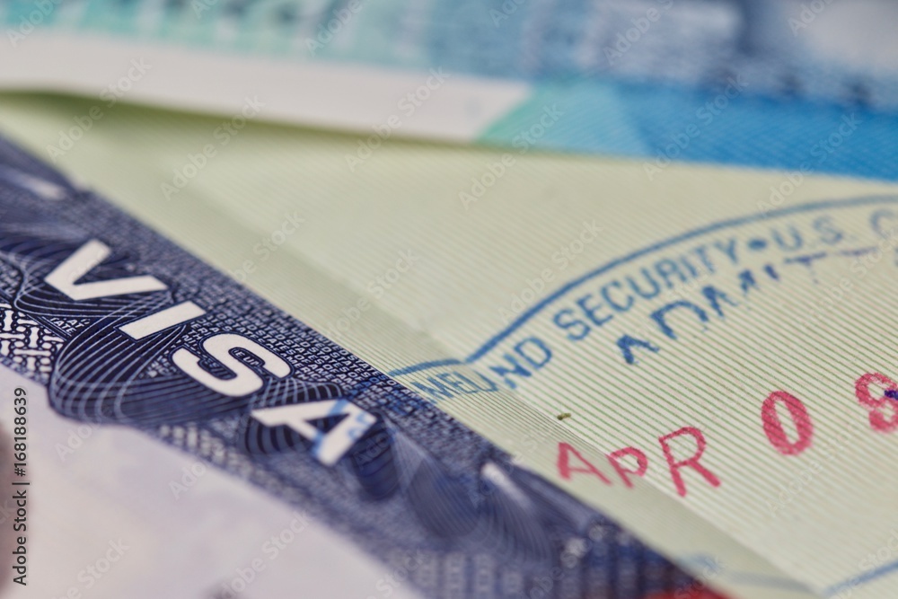 Obraz premium Close up of a passport 