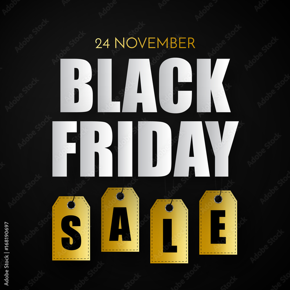 Black Friday Sale Abstract Background. Vector Banner. Black Friday Sale Abstract Background. Vector Banner.