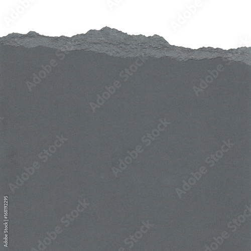 light grey paper torn
