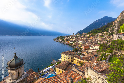 Beliebtes Reiseziel, Limone am Gardasee, Brescia, Lombardei, Italien