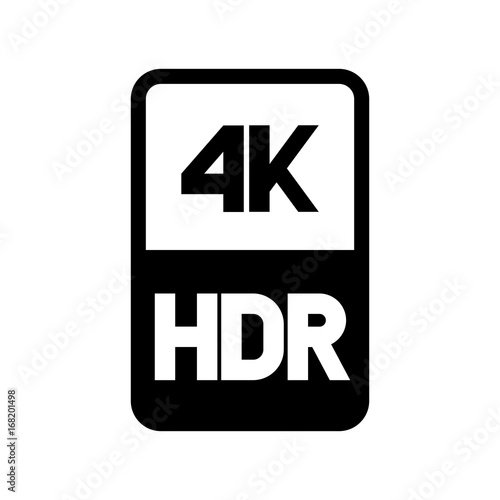 4k HDR format vector logo Free Download 4k HDR format vector logo - GFXLoad