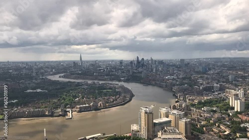 Timelapse of London Skyline and River Thames